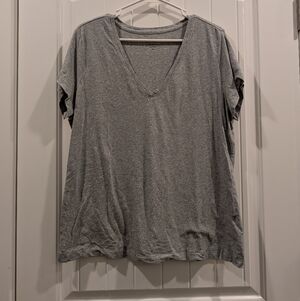 3 For $24 Banana Republic Heather Gray V-Neck Tee